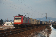 185 593-1 XRAIL - Lützelsachsen (Bergstraße)
